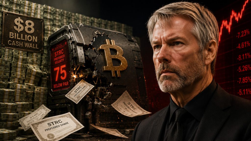 Michael Saylor’s Bitcoin machine hits $8 billion cash wall as STRC crashes 25% below par Oluwapelumi Adejumo
