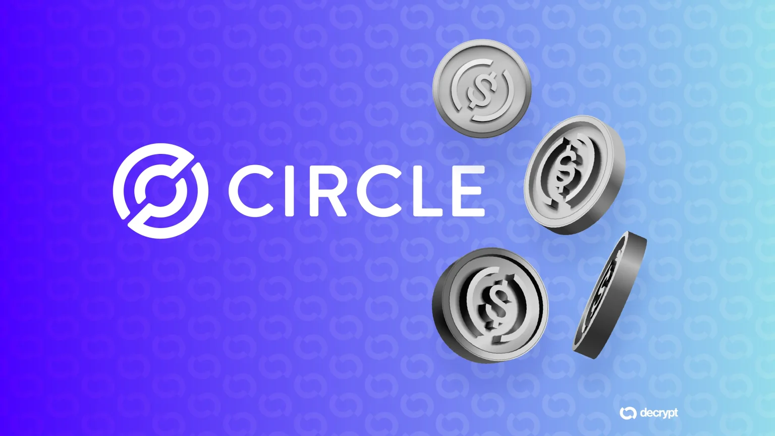 Circle USDC Freeze Coverage: The Regulation Enforcement Hole Circle cryptocurrency logo with stylized dollar coins on a blue gradient background.